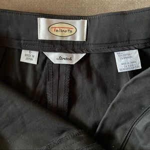 NWT Talbots black cotton trousers